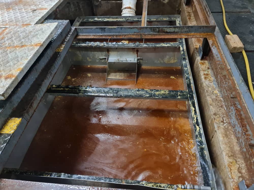 Grease Trap After Treatment